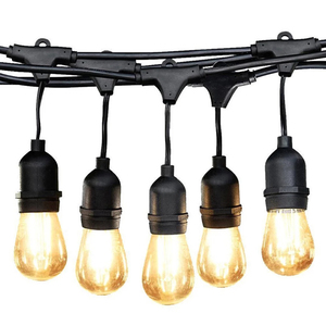 LEDストリングライト48FT15個S14 LED電球ホリデー照明屋外防水ソーラーLED - Product Image 6