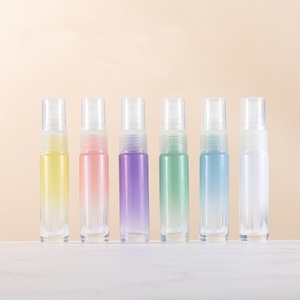 色ガラスファインミストスプレーボトル10ml 1/3オンス香水トラベル詰め替え用フレグランスバイアルアトマイザー香り付き - Product Image 4