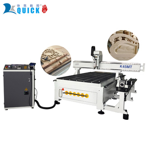 Çok fonksiyonlu 1325 cnc router 3d 4 eksen cnc ahşap oyma makinesi döner eki ile - Product Image 1