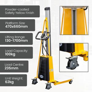 Fabricante profesional de elevadores Apilador semieléctrico India Mini apilador Premio Máquina de juego Apilador de carga automática Portátil - Product Image 4