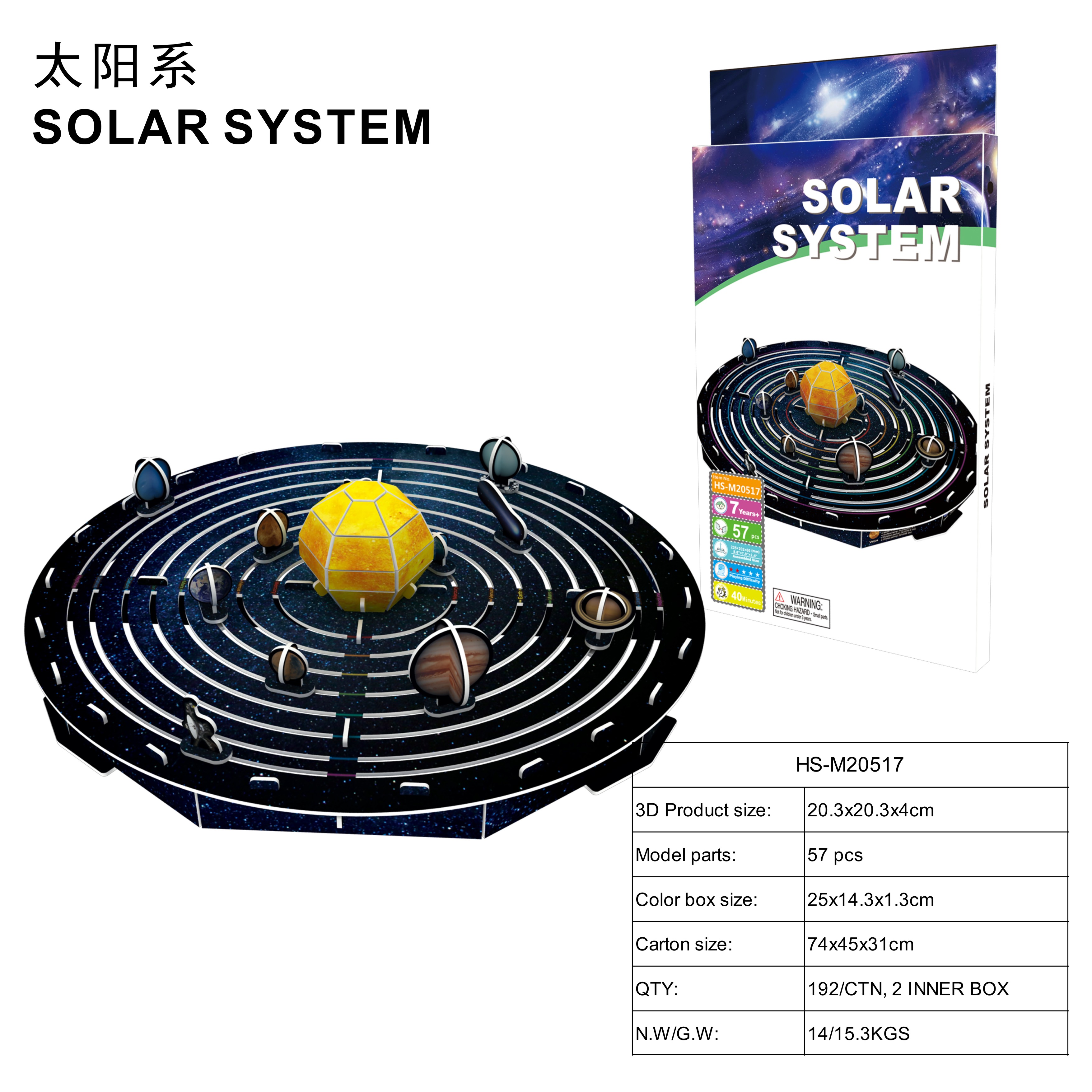 Système solaire (M20517)