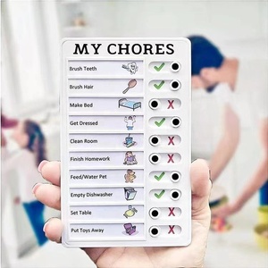 Detachable Form to Do <strong>List</strong> Notepad for Check Items and Form Good Habit 3 Pcs to Do <strong>List</strong> Checklist Board with Slider