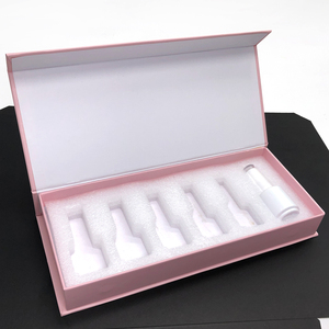 Toptan özel baskılı pembe kağıt ambalaj kutusu boş jel tırnak bakım şişesi kutu seti oje ambalaj kutusu - Product Image 2