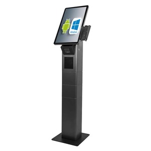 21.5-inch Self-service Restaurant POS All-in-one Machine with Windows and Android Systems, Scanner and Printer