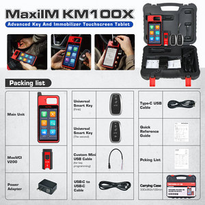Autel MaxiIM KM100 X altare KM100X chiave di programmazione codice macchina lettore obd2 scanner chiave programmatore veicolo strumento diagnostico KM100
