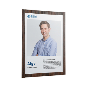 Wholesale Eco-Friendly <strong>A4</strong> Transparent Plastic Magnetic File Rack Portable Wall Sticker for Personal Profile Display - Product Image 2