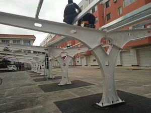 Навесы для автомобилей из алюминия с сертификатом CE, уличные гаражи, солнечные навесы для парковки автомобилей - Product Image 3