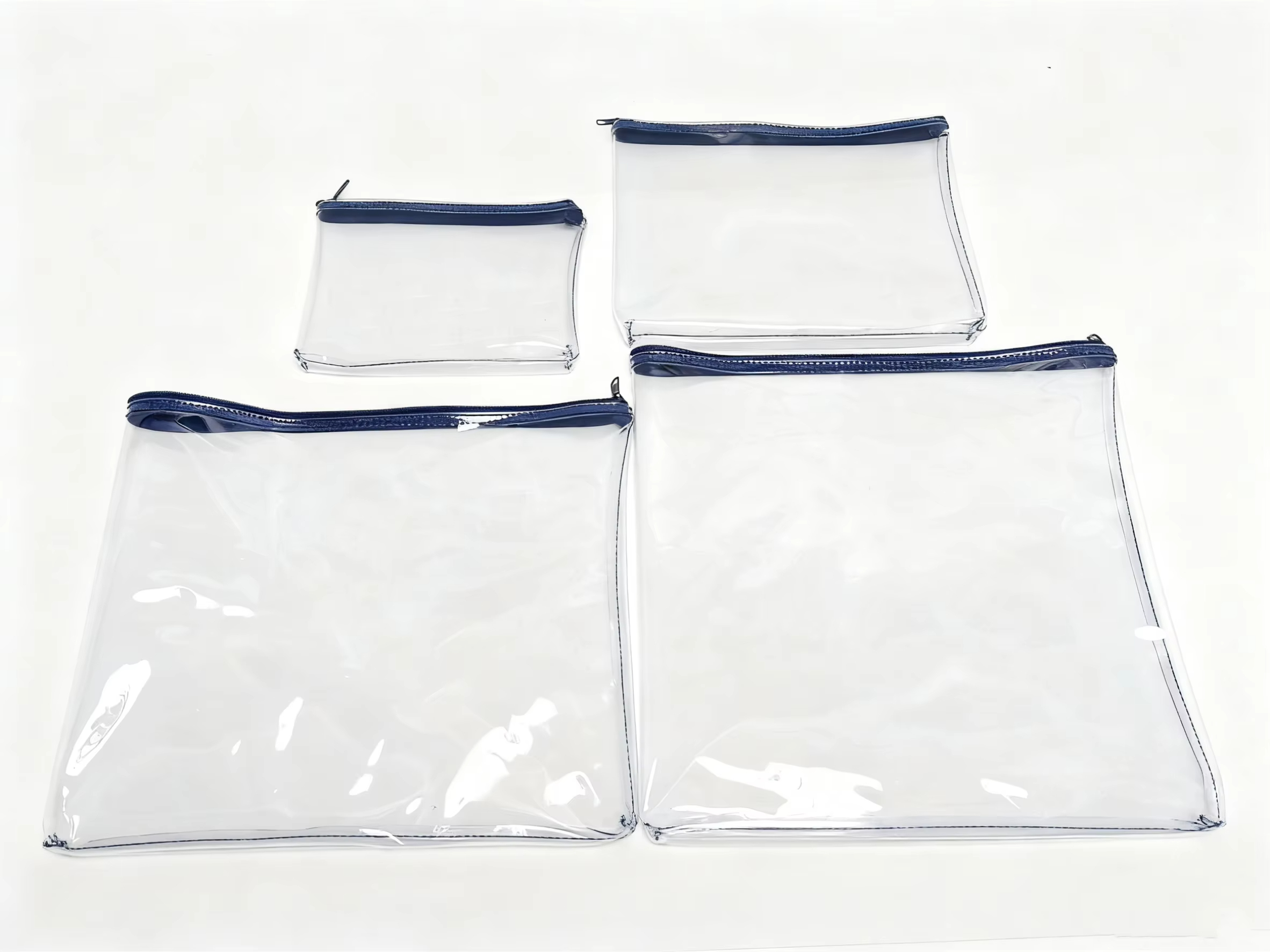 Navy Blue Needlepoint Project Pouch
