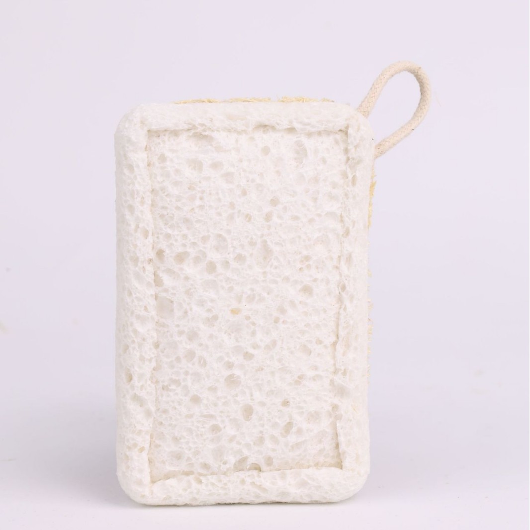 7*11 Wood Pulp Cotton Sponge (White)