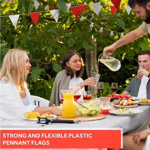 2023 Promotional Sublimation Outdoor All Country <strong>Custom</strong> Design <strong>Triangle</strong> Pennant <strong>String</strong> <strong>Bunting</strong> Hanging <strong>Flag</strong> for Decoration - Product Image 4