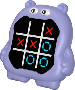 Taşınabilir seyahat Tic Tac Toe oyunu Hippo tarzı 3-in-1 el bulmaca konsolu kurulu çocuklar için oyunlar ve yetişkin oyunları - Product Image 6