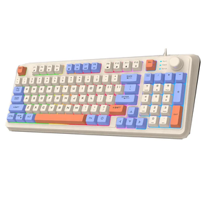 Xuan Silver Fox K82 Wired Gaming <strong>Keyboard</strong> Three-Color Luminous Mechanic Feel Membrane Private Model for Desktop <strong>Computer</strong> English - Product Image 4