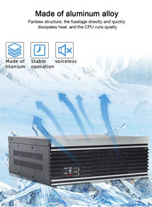 HVAEIPC S21 Mini PC Intel Core I3 I5 I7 con 2 * LAN 2 * COM 8 * USB para maquinaria Industrial sin ventilador Host de computadora de escritorio de gama alta - Product Image 6