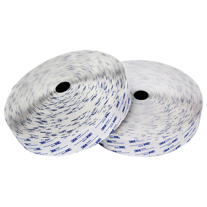 25m 3M 9448A UV-Resistant Auto Magic <strong>Tape</strong> White Nylon Velcro with Self-Adhesive <strong>Hook</strong> <strong>Loop</strong> Strong Heat Automotive <strong>Use</strong> - Product Image 5