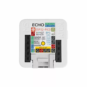 M5Stack ATOM Echo ESP32 Kit di scheda di sviluppo per altoparlanti intelligenti programmabili Bluetooth Wi-Fi per il controllo vocale dell'assistente domestico IoT - Product Image 1