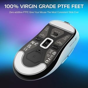 Articoli sfusi attacco squalo X3 leggero Mouse da gioco senza fili con sensore ottico PAW3395 DPI 26K per uso informatico - Product Image 5