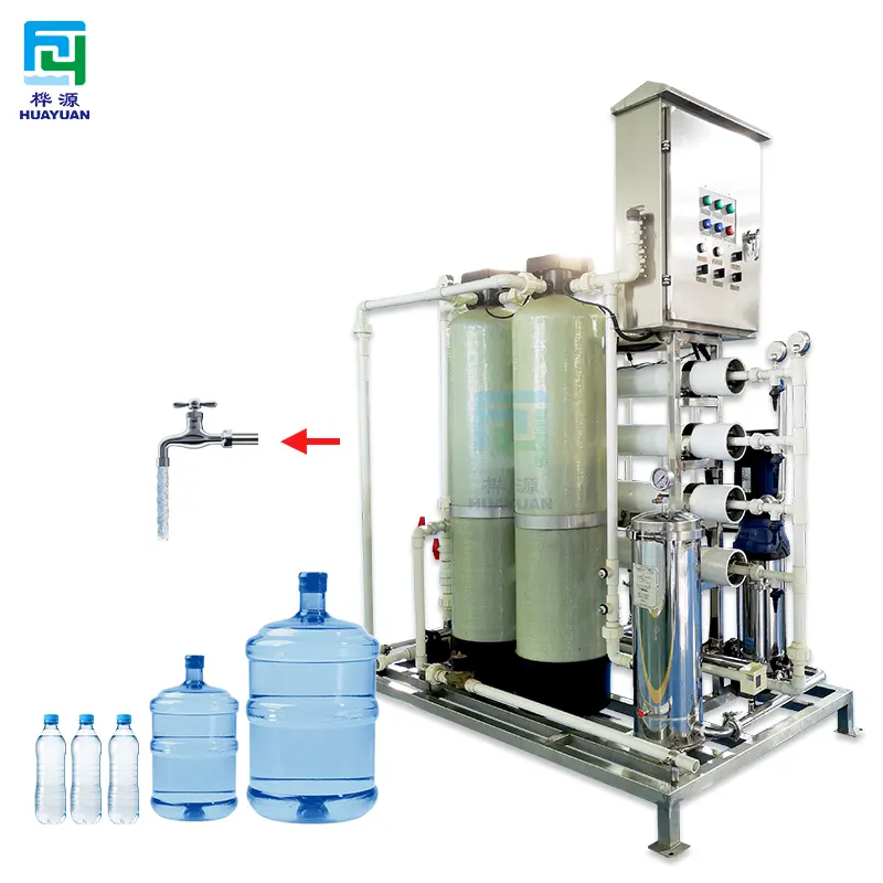 Sistema de filtro de agua comercial de ósmosis inversa de diálisis Industrial 1000L/H para máquina de purificación de agua de hospital clínico