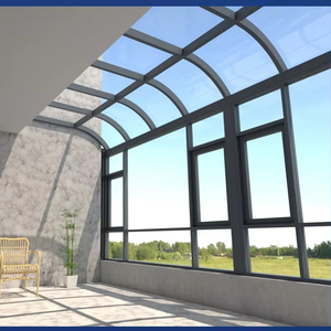 Modern 88 Series Customizável Window System com Alumínio Alloy Frame Factory Projetado e Feito sob encomenda