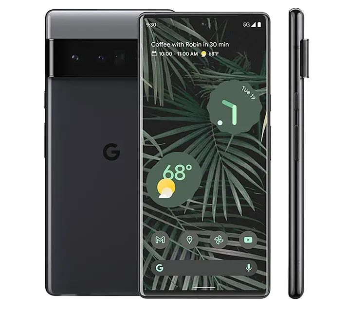 Telefonlar kullanılan toptan Unlocked cep telefonları için yerli Android telefon Google piksel 6 Pro 5G 8 + 128GB 256GB