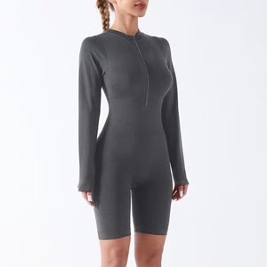 <span class=keywords><strong>2025</strong></span> New Tummy Kiểm Soát Yoga Romper Mềm Mại Thoải Mái Nhanh Chóng Khô Bodysuit Rắn Spandex Jumpsuit Cho Phụ Nữ Thoáng Khí Tính Năng - Product Image 6