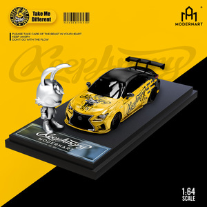 TimeMicro 1:64 Le Xus R CF Modified Rabbit Head Metal Collectible Simulation Die Cast <strong>Car</strong> Alloy <strong>Car</strong> Model - Product Image 3
