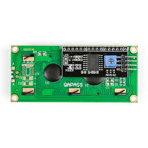 LCD1602 IIC I2C LCD-Anzeige modul mit blauer Hintergrund beleuchtung LCD 1602 Adapter platte
