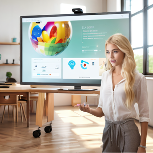 4k gros Android/fenêtre Ops 110 pouces carte intelligente interactive Multi Touch Scree ordinateur de tableau blanc interactif pour l'éducation - Product Image 1