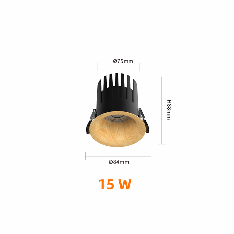 Couleur bois naturel 15W