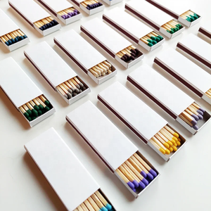 Biểu Tượng Tùy Chỉnh In 4-Inch 10 Cm Cuốn Sách Loại Xì gà Phù Hợp Với Các Tính Năng An Toàn Có Sẵn Trong Màu Hồng Trắng Đỏ 10 Gậy Mỗi Hộp Phù Hợp - Product Image 1