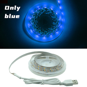 Tv arkaplan ışığı 5050 Rgb Dc 5V Ip65 esnek kiti usb'li şerit Led ışık 24 anahtar Ir uzaktan kumanda - Product Image 5