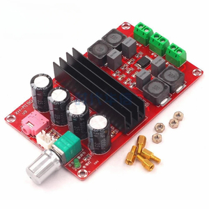 2x100w Xh-m190 Tpa3116 Arduino用デュアルチャンネルデジタルオーディオアンプボードTpa3116 2チャンネルモジュール100w100w12-24v - Product Image 2