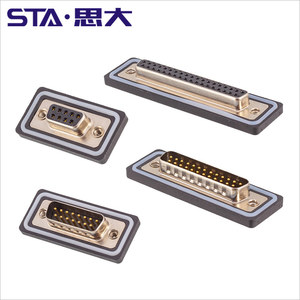 Conector de D-SUB DB 9, 15, 25, 37 pines, macho y hembra, miniplaca de máquina tipo DB9, conector Vertical de ángulo recto - Product Image 1