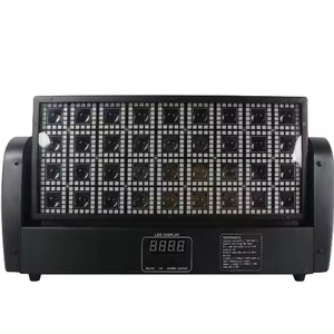 Stage Event Multiple Function 36 X3W and 648 Pcs RGB <strong>Led</strong> Strobe <strong>Thunder</strong> Curtain Matrix Lamp for Bar Party Disco - Product Image 2