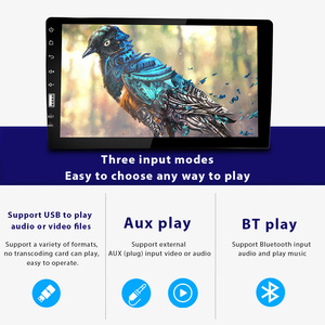 9 Zoll 1 Din LCD kapazitiver Touchscreen Universal Carplay Android Auto-Spiegel-Link USB Autoradio-Player Stereo-Navigation - Product Image 5