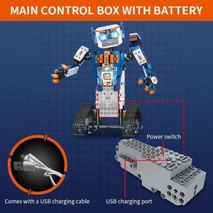 FC9002 <strong>Technical</strong> APP <strong>Programming</strong> RC Creator Remote Control Intelligent Electric Robot Building Blocks Bricks Toys for Children - Product Image 5