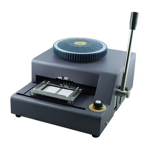Nuova scheda manuale convessa media impulso in PVC con codifica in rilievo macchina per codificare la data di appartenenza semiautomatica per codificare la tensione 220V