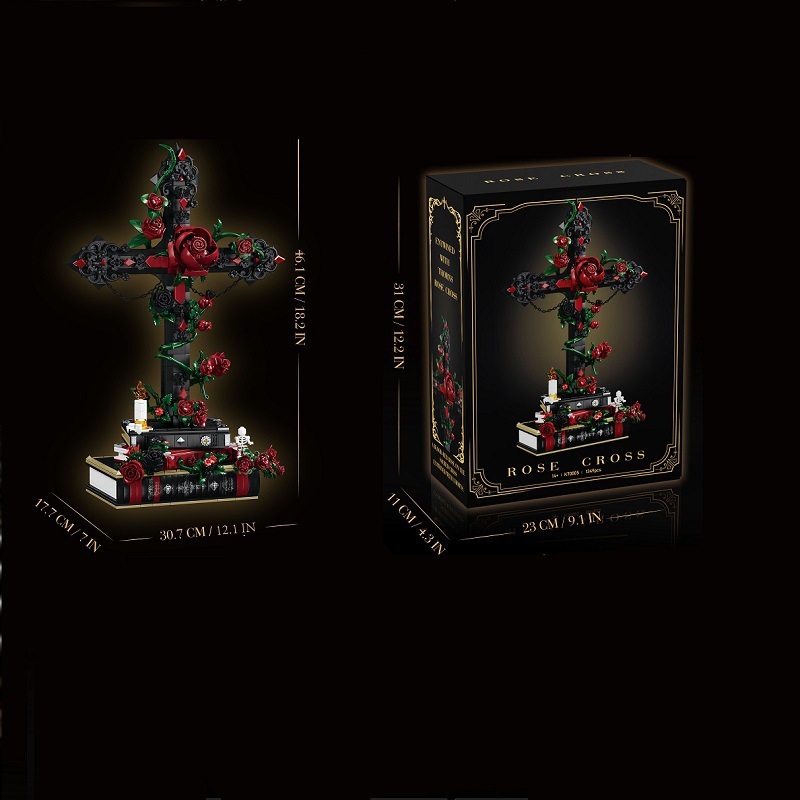 k70005 cross rose book-1334 pcs