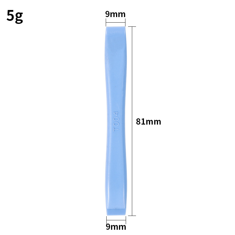 Double-ended curved crowbar T4 light blue