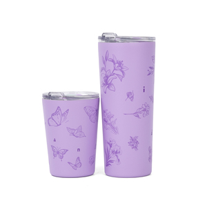 Оптовая продажа, Лидер продаж, милый фиолетовый, <span class=keywords><strong>14</strong></span> унций, Двойной Изолированный кофейный стакан из нержавеющей стали со съемной скользящей крышкой - Product Image 5