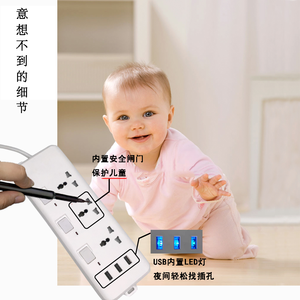 High Quality Universal EU UK AUS US Plug Power <strong>Usb</strong> Outlet <strong>13A</strong> 3 Way Electric Board Extension Cable for Desktop <strong>Socket</strong> - Product Image 2