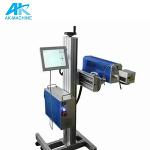 Stampante Laser automatica elettrica per bottiglie di plastica lattine stampa macchina di codifica data di produzione