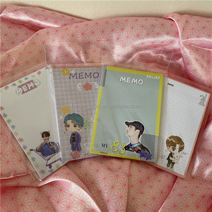 Kpop <strong>Sticky</strong> <strong>Notes</strong> 10*7.5cm <strong>Custom</strong> logo Self-adhesive Kpop Memo Pad <strong>Sticky</strong> <strong>Note</strong> Pad Cute Little <strong>Notepad</strong> - Product Image 2