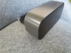 Mini altavoz USB portátil con cable con interfaz de audio potente de 3,5mm Compatible con teléfonos, computadoras y automóviles - Product Image 3
