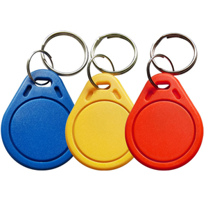 พวงกุญแจพลาสติก RFID ขนาด13 56MHz พร้อมโลโก้ FOB ป้ายคีย์ RFID RFID TK4100กันน้ำได้ - Product Image 1