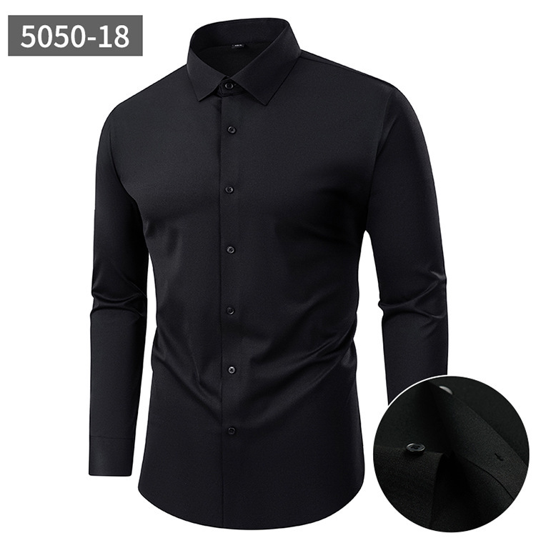 18 camisetas negras de manga larga