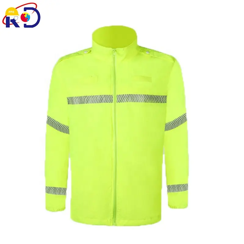 Night hi vis jaket reflektif visibilitas tinggi kaus insinyur konstruksi lalu lintas baju kerja keselamatan lari pakaian kerja