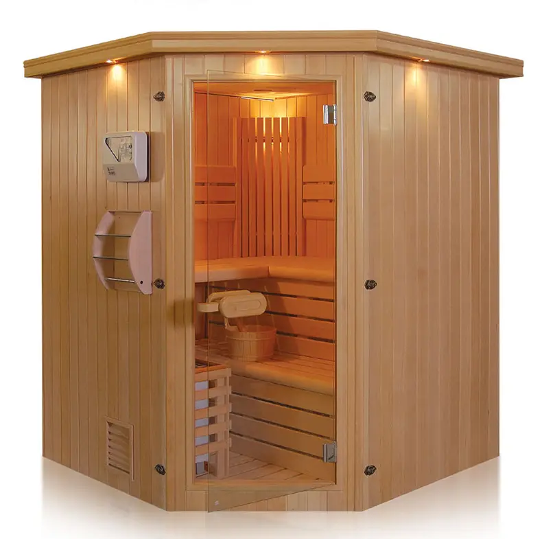 Sauna Glazen Kamer Gehard Helder Glas Stoomdoucheruimte Met Roestvrijstalen 304 Accessoires