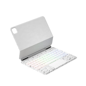 <strong>Custom</strong> PU Leather Case Digital Keypad Backlit Wireless Magic <strong>Keyboard</strong> for iPad Pro 11 Inch - Product Image 2