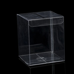 定制LOGO长方形折叠小包装透明pvc盒透明PP PET透明方形PVC塑料盒 - Product Image 1