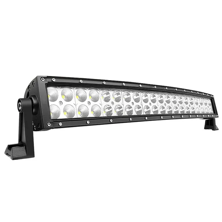 Luzes de led curvas para barra jeeps caminhão led barra de luz